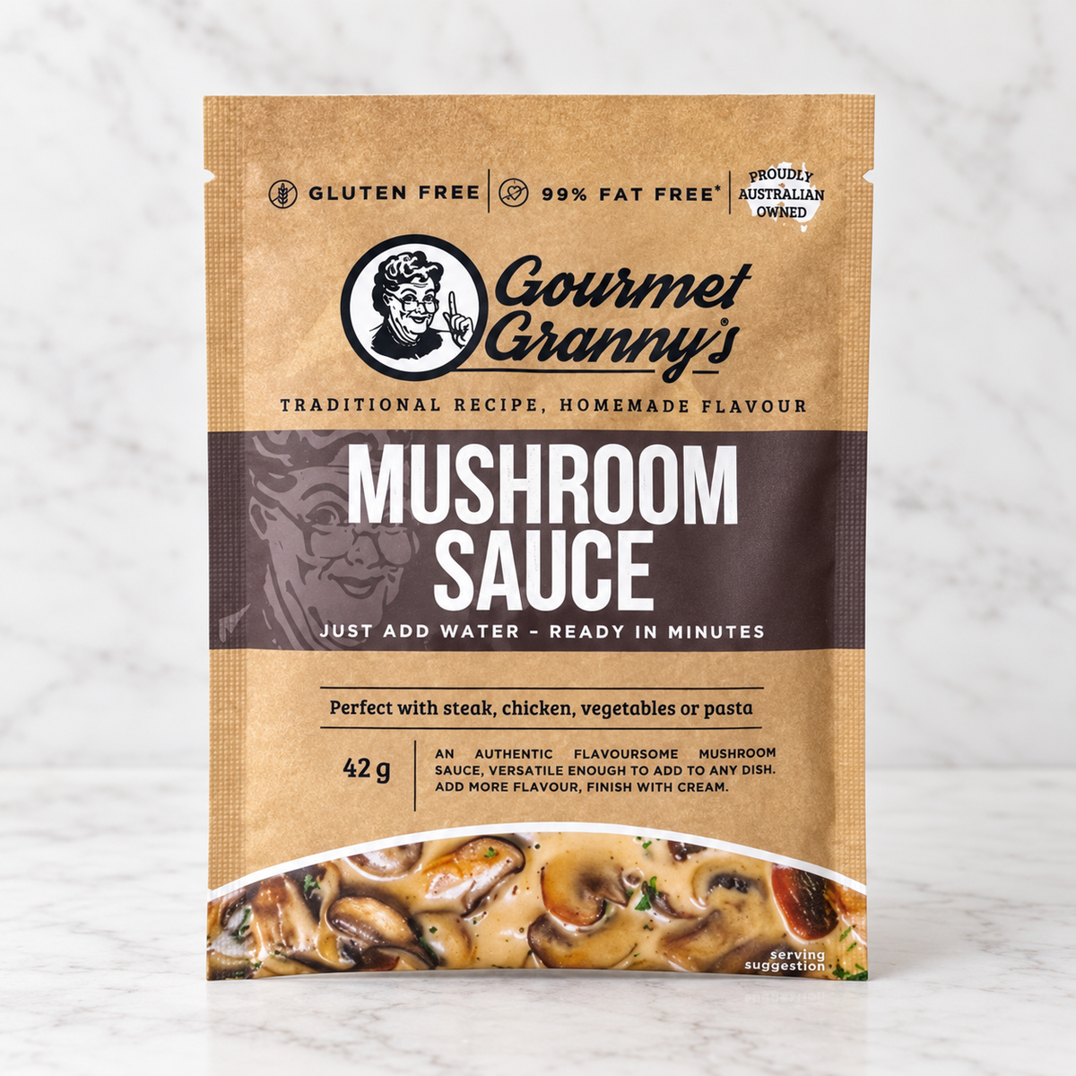 Gourmet Granny's Mushroom Sauce