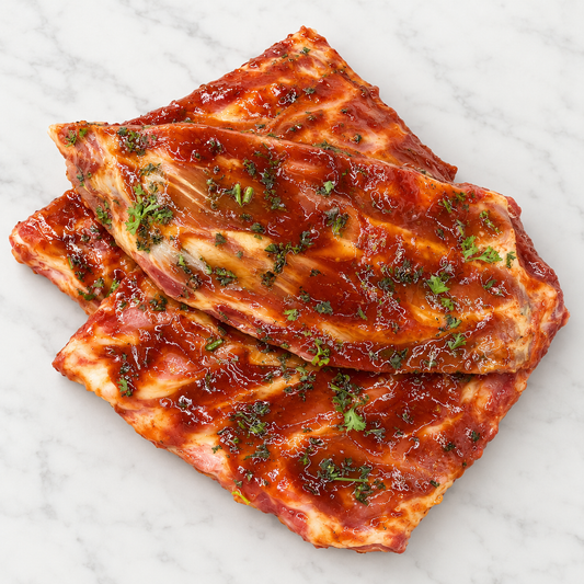 American Pork Ribs in Honey BBQ Sauce