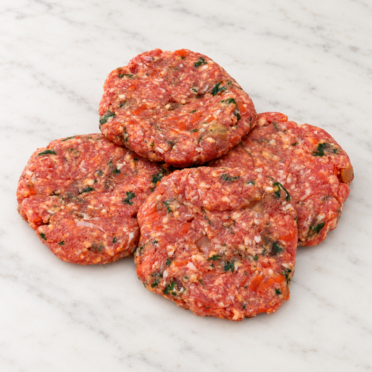 Grass Fed Beef Burgers
