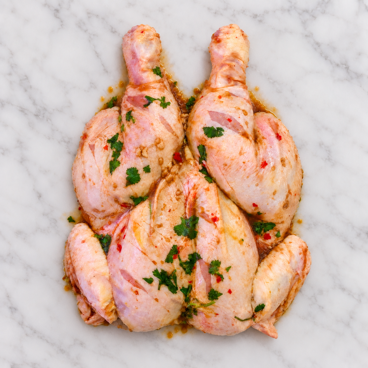 Marinated Butterflied Chicken