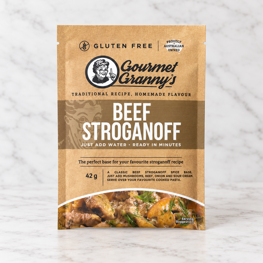 Gourmet Granny's Beef Stroganoff