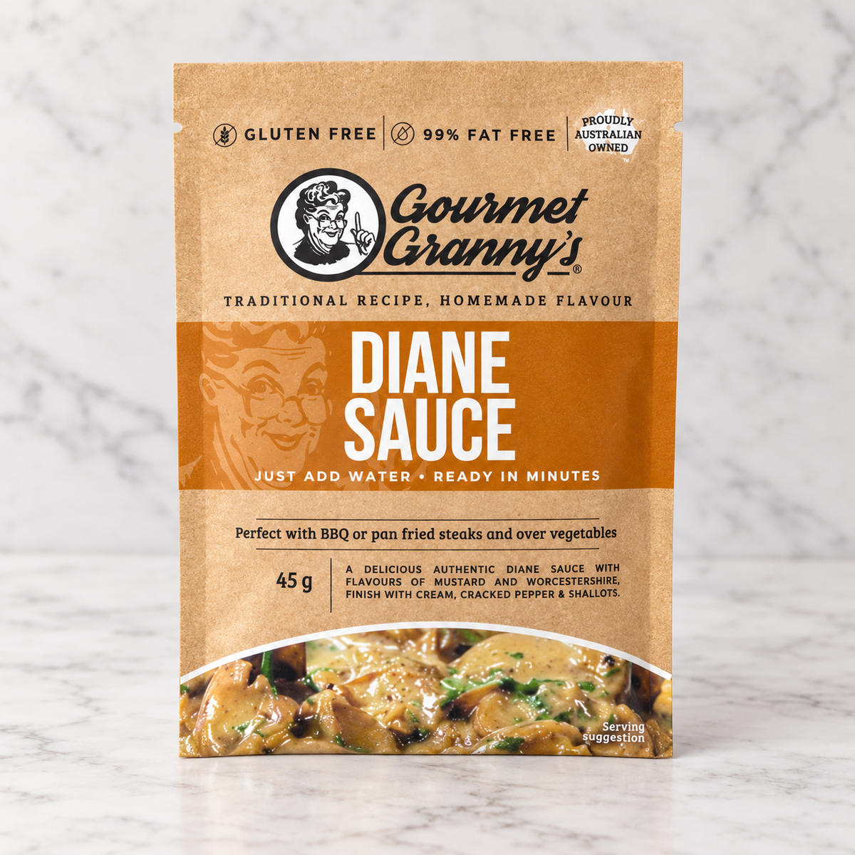 Gourmet Granny's Diane Sauce