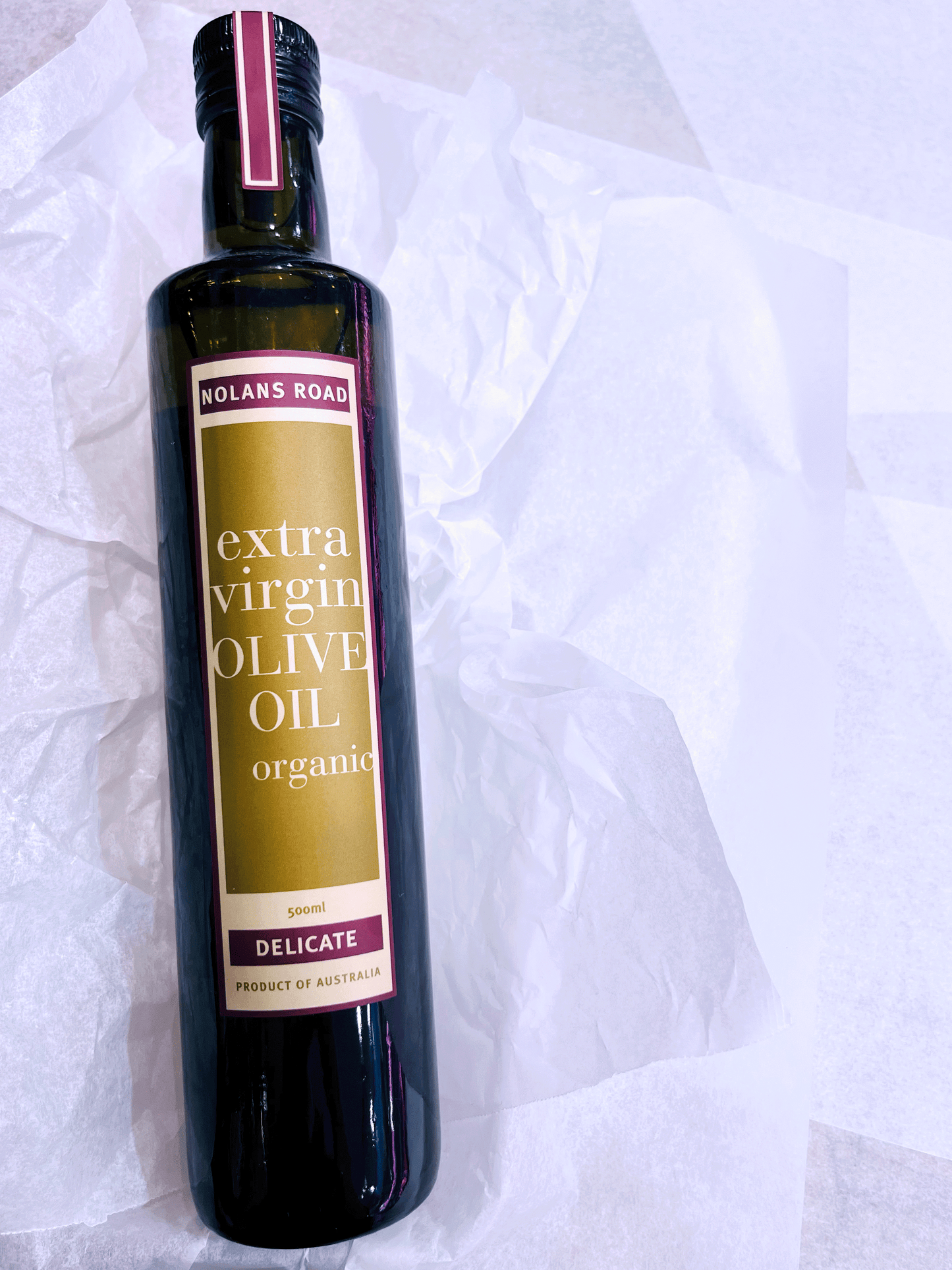 Nolan’s Road Delicate Organic Extra Virgin Olive Oil